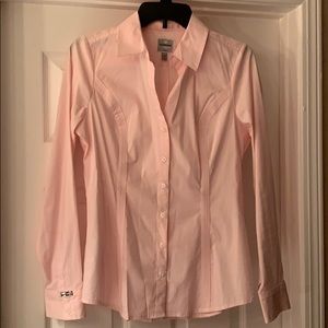Express fitted button shirt